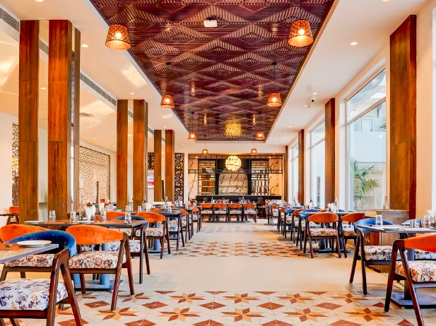 Dining room interior from Shree Ram Agencies’ original website archive