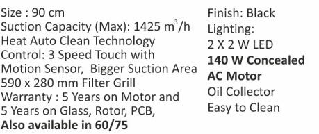 Original catalogue specifications for Elica FL 900 SPT MAX HAC MS NERO (FULL GRILL). Use the full-size link to enlarge, or contact the household team for an accessible specification sheet.