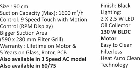Original catalogue specifications for Elica FLAT FL 900 MAX BLDC HAC LTW MS NERO (FULL GRILL). Use the full-size link to enlarge, or contact the household team for an accessible specification sheet.