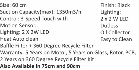 Original catalogue specifications for Elica BF 600 SLIM HAC MS NERO PLUG N PLAY. Use the full-size link to enlarge, or contact the household team for an accessible specification sheet.