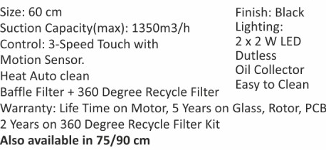 Original catalogue specifications for Elica WD BF 606 HAC LTW MS NERO PLUG N PLAY. Use the full-size link to enlarge, or contact the household team for an accessible specification sheet.