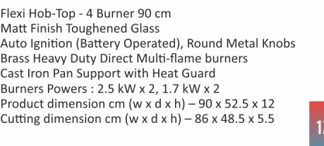 Original catalogue specifications for Elica MATT CROWN FLEXI 491 LOTUS IND HD BRASS. Use the full-size link to enlarge, or contact the household team for an accessible specification sheet.