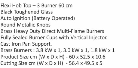 Original catalogue specifications for Elica RG FLEXI DFS AB 3B 60 DX. Use the full-size link to enlarge, or contact the household team for an accessible specification sheet.