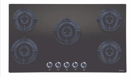 Elica FLEXI 590 LOTUS IND HD BRASS, gas hobs, from the supplied catalogue
