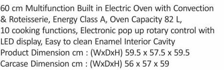 Original catalogue specifications for Elica EPBI 1062 TRIM DMF. Use the full-size link to enlarge, or contact the household team for an accessible specification sheet.