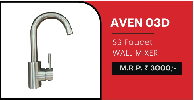 Original Futura faucet catalogue photograph, model description, finishes and prices for AVEN 03D