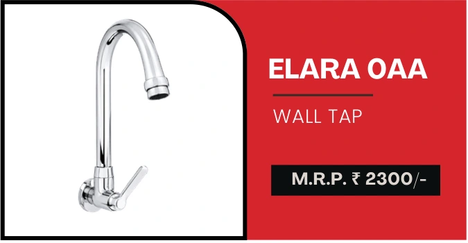 Original Futura faucet catalogue photograph, model description, finishes and prices for ELARA 0AA
