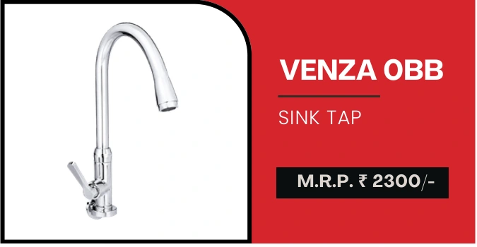 Original Futura faucet catalogue photograph, model description, finishes and prices for VENZA 0BB
