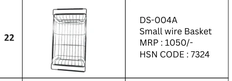 Original Futura catalogue specification table, dimensions and accessory details for DS-004A; key specifications are transcribed above