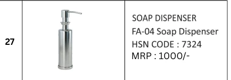 Original Futura catalogue specification table, dimensions and accessory details for FA-04; key specifications are transcribed above