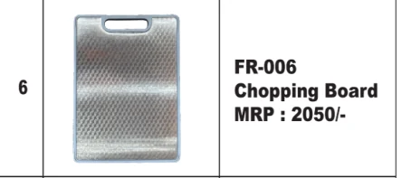 Original Futura catalogue specification table, dimensions and accessory details for FR-006; key specifications are transcribed above