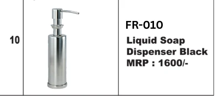 Original Futura catalogue specification table, dimensions and accessory details for FR-010; key specifications are transcribed above