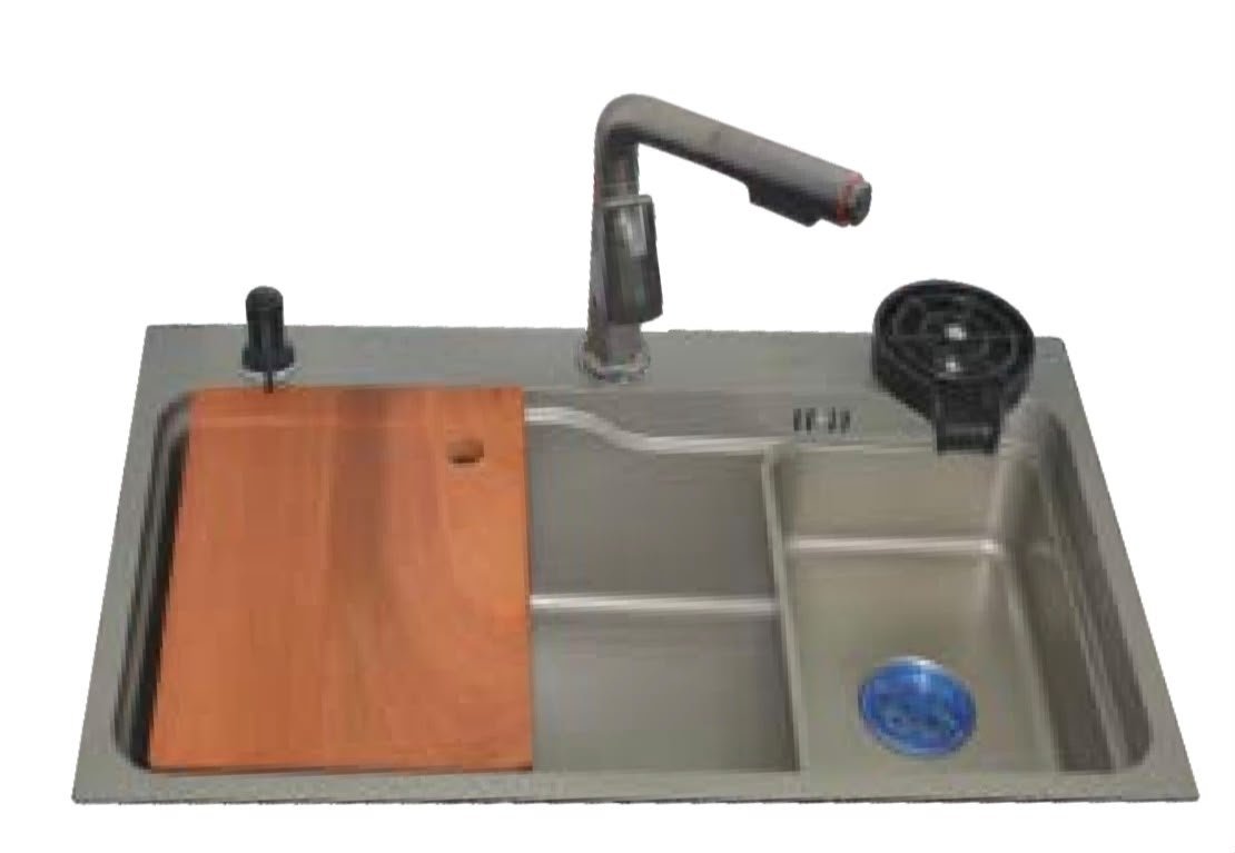 Futura FS 2718 GR GREY product photograph representing glass rinser sinks